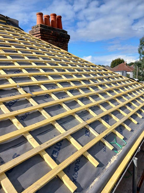 Full Re-Roof — Underlay & Battens Complete (Front Pitch), SwanDor Dorset